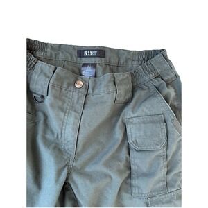 5.11 Tactical Taclite Sz 8 Pants Womens Green Lightweight Ripstop Cargo Utility